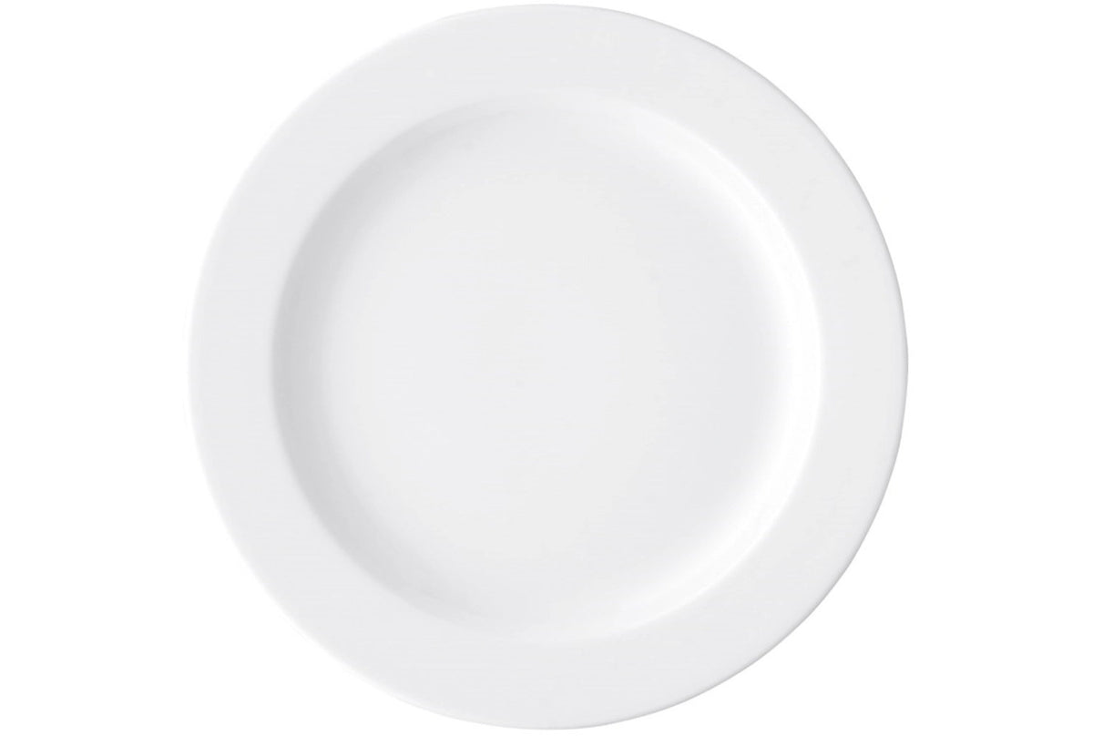 Form 1382 weiss Teller flach 22cm in Weiss präsentiert im Onlineshop von KAQTU Design AG. Teller ist von Rosenthal