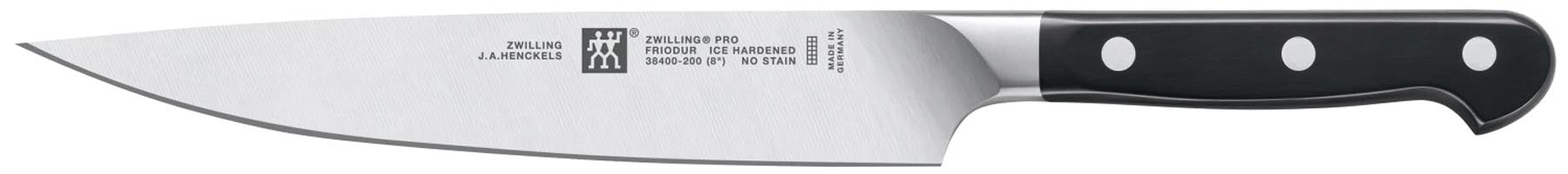 Pro Fleischmesser 200 mm in Silber präsentiert im Onlineshop von KAQTU Design AG. Küchenmesser ist von Zwilling