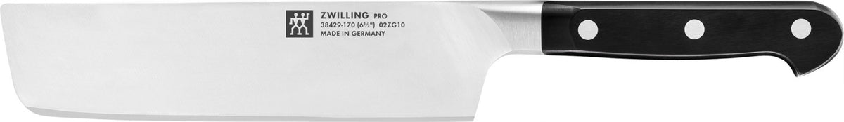 Zwilling Pro Nakiri 170mm in Schwarz präsentiert im Onlineshop von KAQTU Design AG. Küchenmesser ist von Zwilling Kitchen