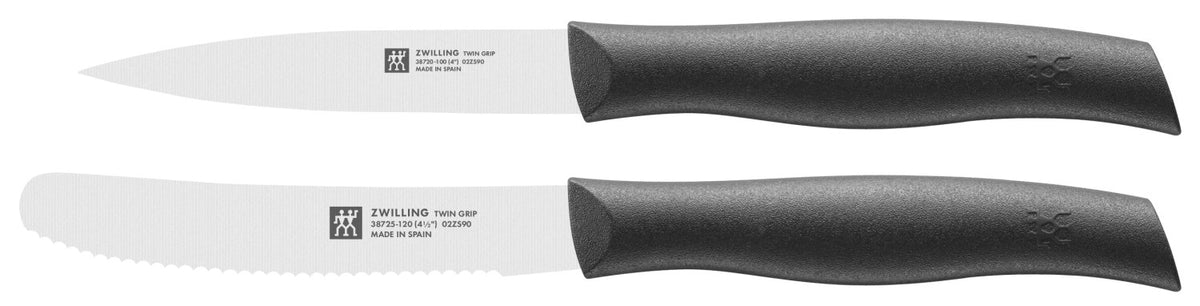 Twin Grip Rüstset 2-tlg. von Zwilling Kitchen, schwarze Küchenhelfer aus Edelstahl