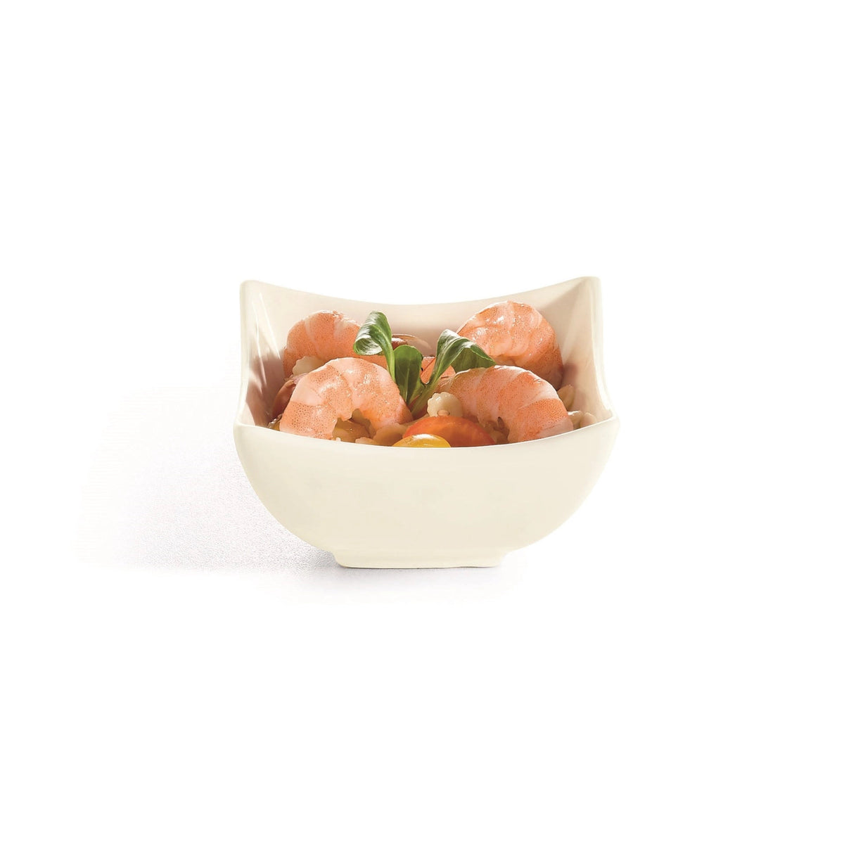 Appetizer Schale quadratisch 9x9cm in Weiss präsentiert im Onlineshop von KAQTU Design AG. Schale ist von Arc
