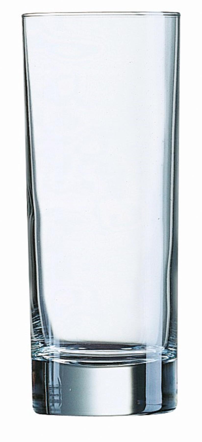 Islande H/B Becher 0.33lt D6.3cm H15.1cm in Transparent präsentiert im Onlineshop von KAQTU Design AG. Glas ist von Arc