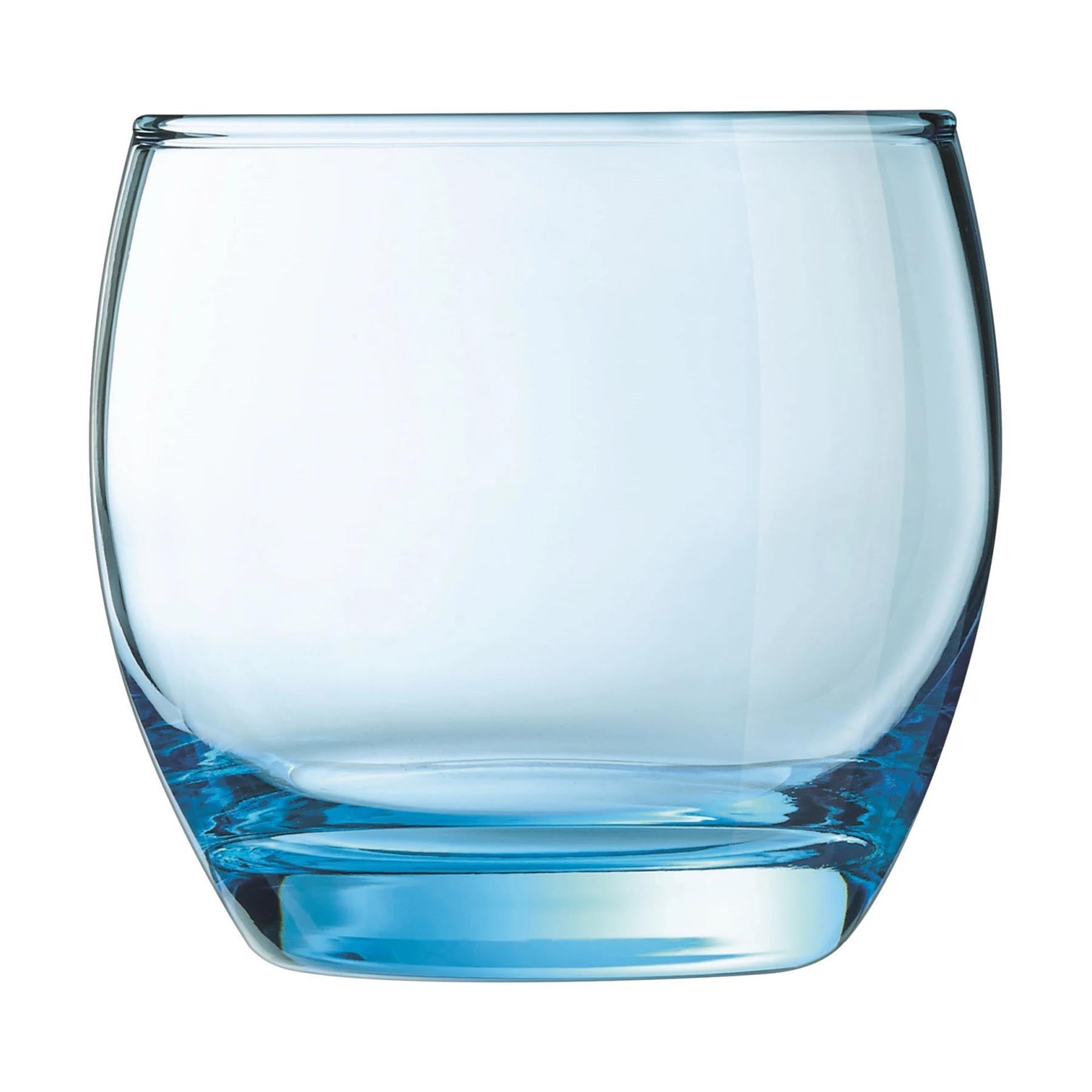 Salto eisblau Becher 0.32lt D8.9cm H8.3cm in Blau präsentiert im Onlineshop von KAQTU Design AG. Glas ist von Arc