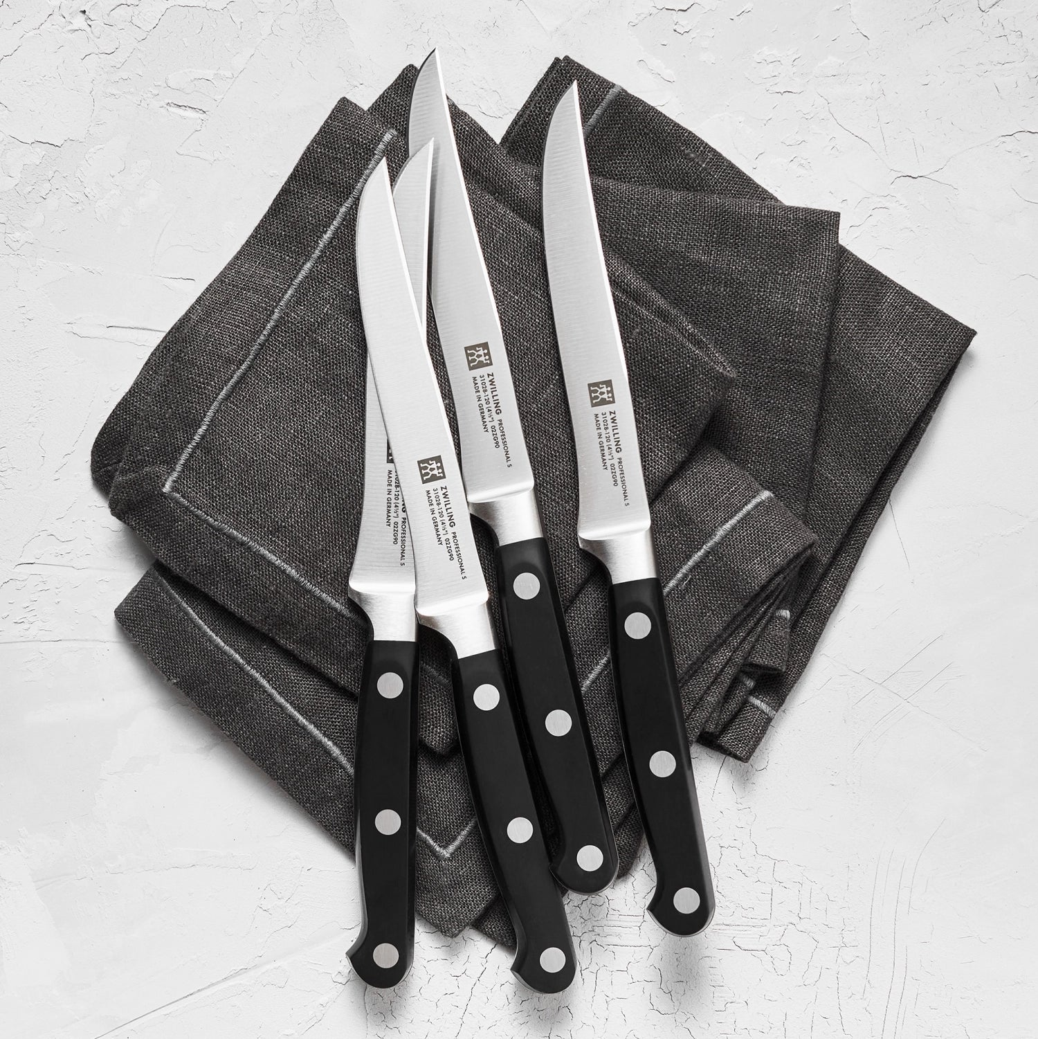 Professional "S" 4er Set Steakmesser