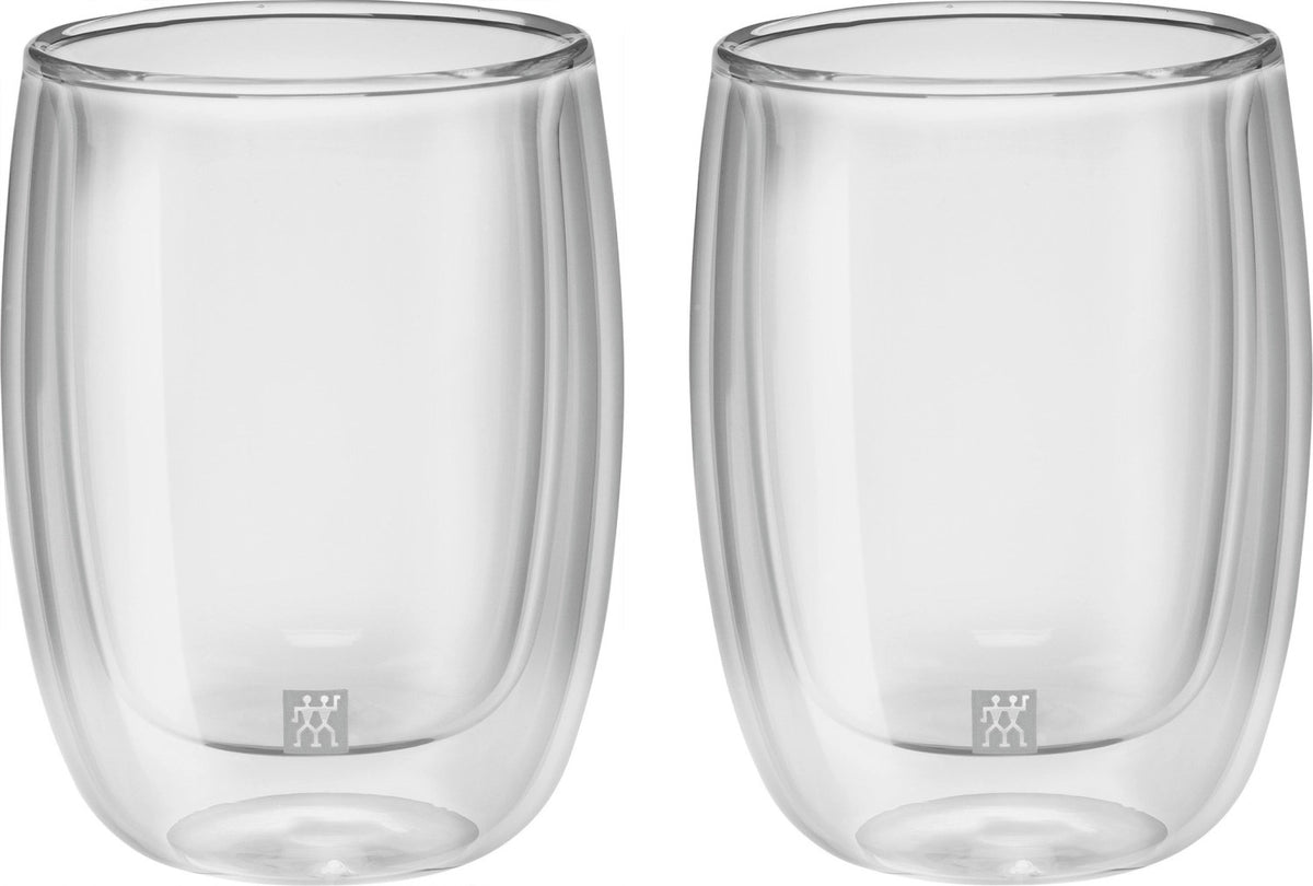 Sorrento Kaffeegläser doppelwandig, 2er Set, 200 ml in Transparent präsentiert im Onlineshop von KAQTU Design AG. Kaffeetassen ist von Zwilling Kitchen