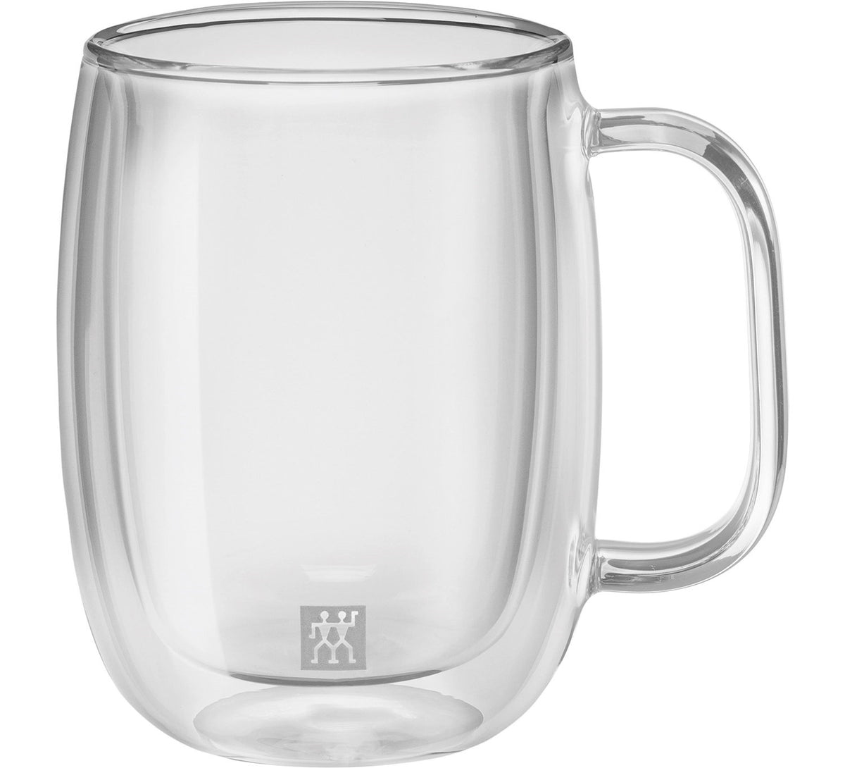 Sorrento Plus Kaffeegl. doppelw. m. Henkel, 2er Set, 355 ml in Transparent präsentiert im Onlineshop von KAQTU Design AG. Kaffeetassen ist von Zwilling Kitchen