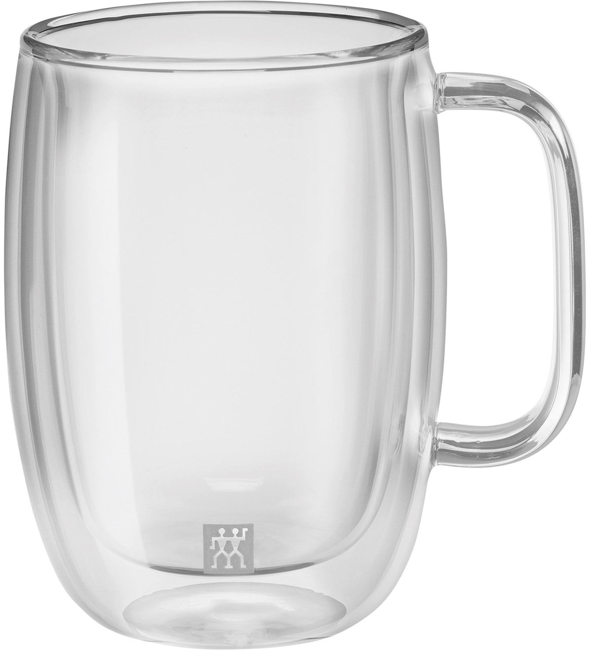 Sorrento Plus Latte Macch. doppel. m. Henkel, 2er Set, 450ml in Transparent präsentiert im Onlineshop von KAQTU Design AG. Tasse ist von Zwilling Kitchen