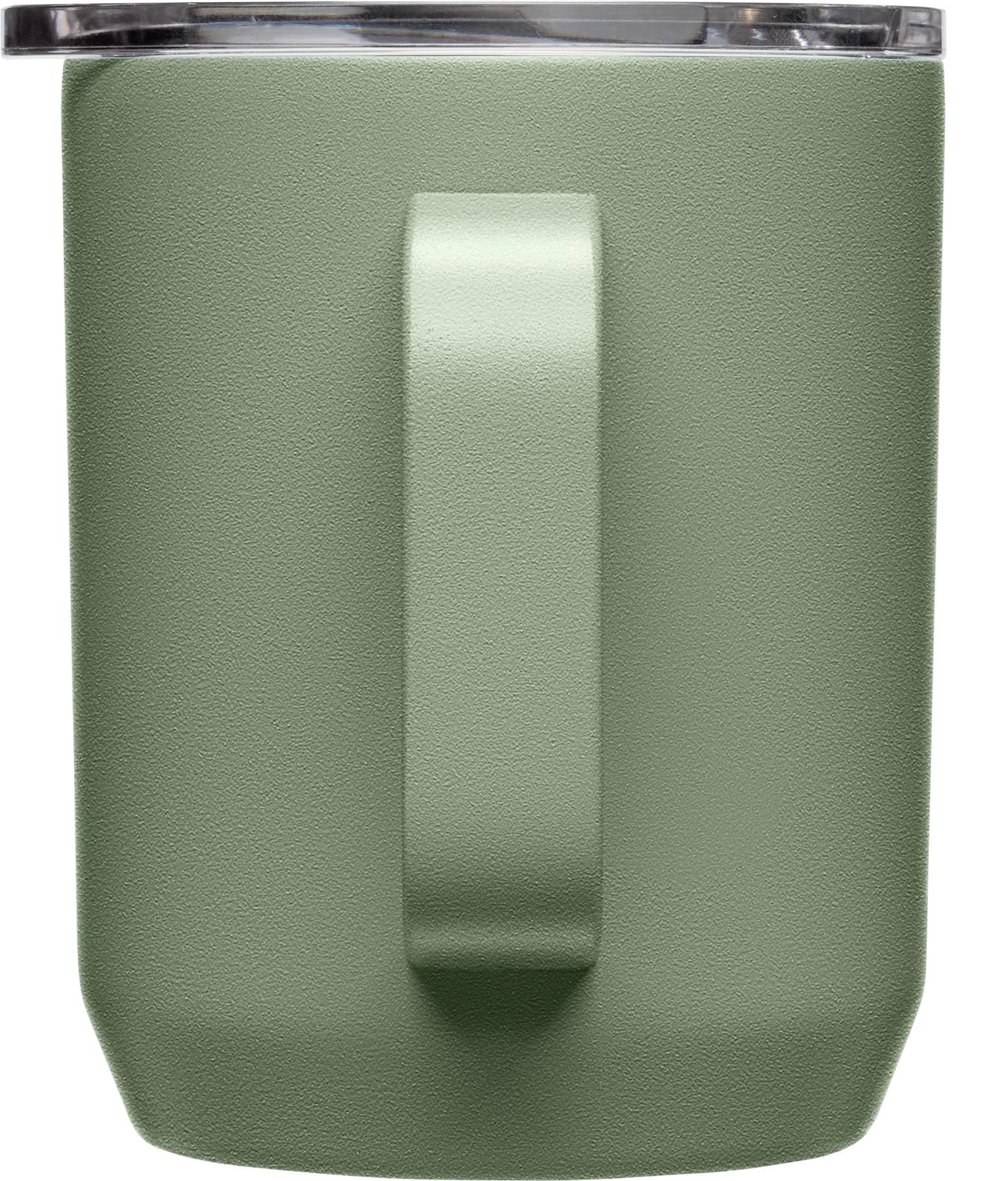 CamelBak Camp Mug V.I. 0.35l in der Farbe Moss, ideal für Outdoor-Aktivitäten, mit isolierter Bauweise für heiße und kalte Getränke.