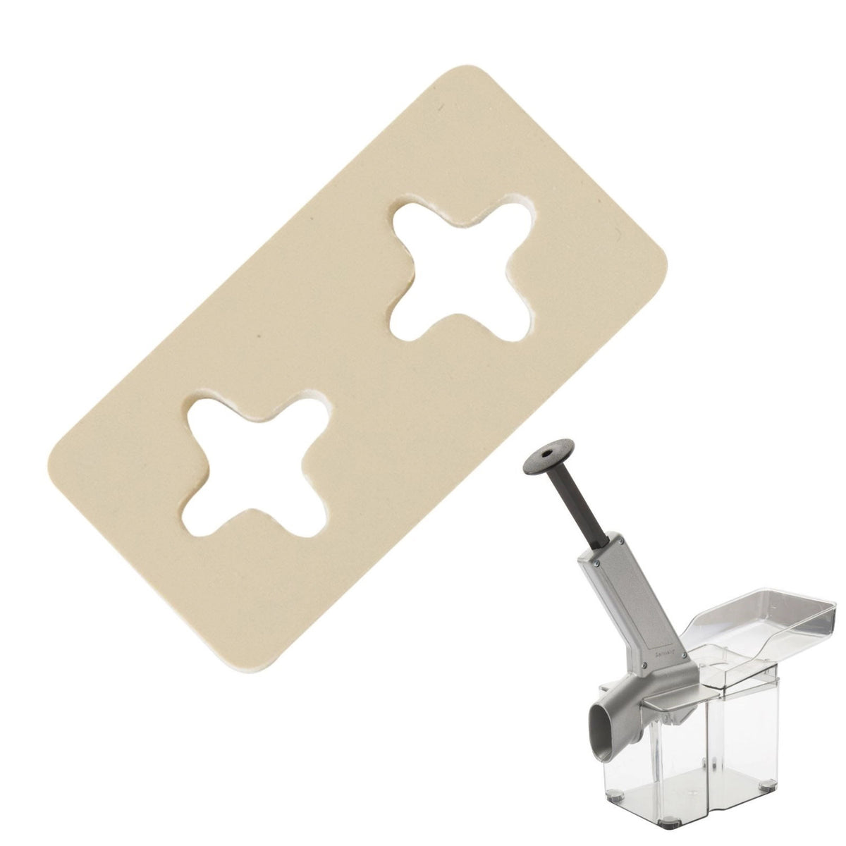 Beutel 30 Stk. Abstreifplättchen für Kirschentkerner 4070WM in Beige präsentiert im Onlineshop von KAQTU Design AG. Zutaten ist von Westmark