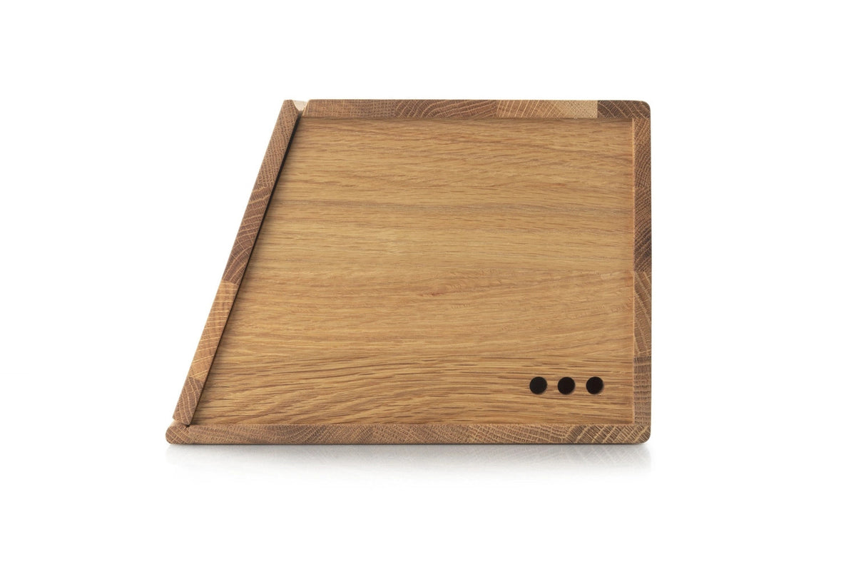 Eiche Brotkasten, 40x26x18.5cm in Braun präsentiert im Onlineshop von KAQTU Design AG. Brotsack ist von Continenta