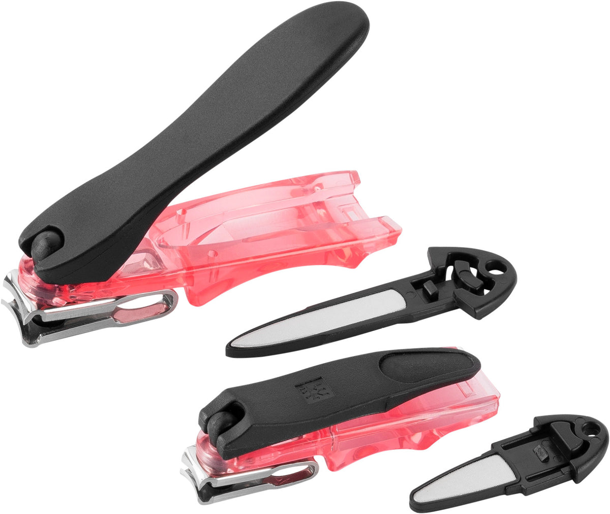 Nagelknipser Set 2-tlg., Rot in Pink präsentiert im Onlineshop von KAQTU Design AG. Pflege ist von Zwilling Beauty