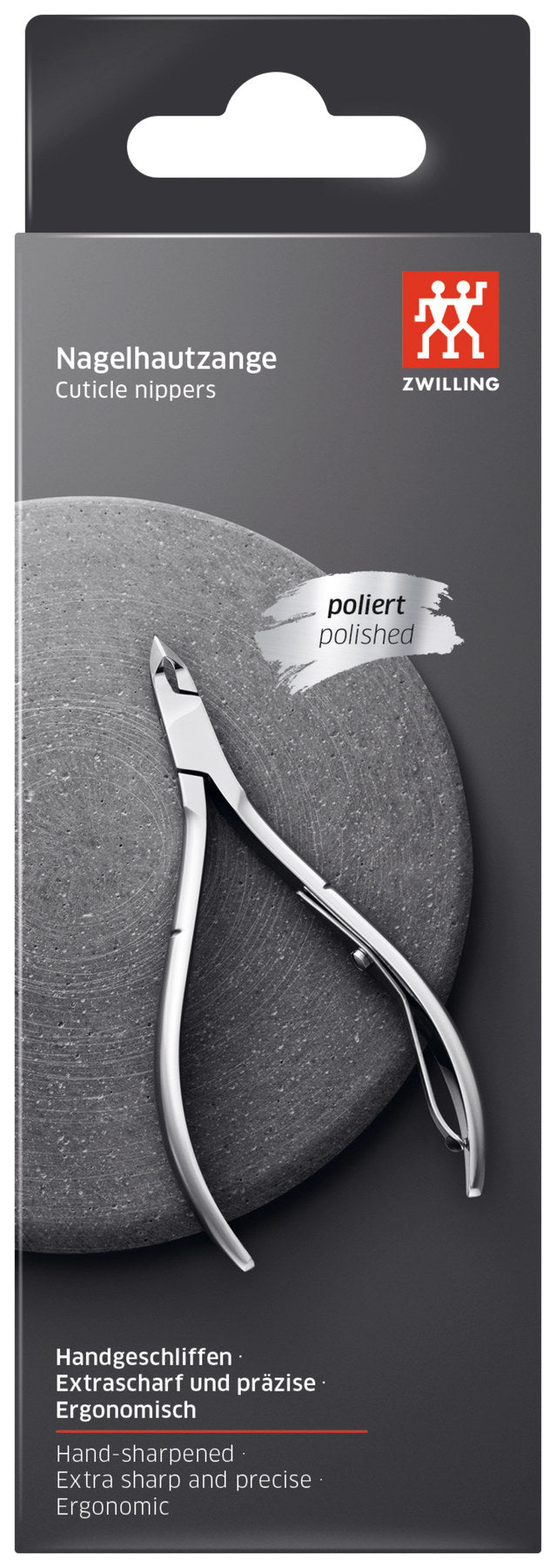 Hautzange, poliert 100 mm in Silber präsentiert im Onlineshop von KAQTU Design AG. Pflege ist von Zwilling Beauty