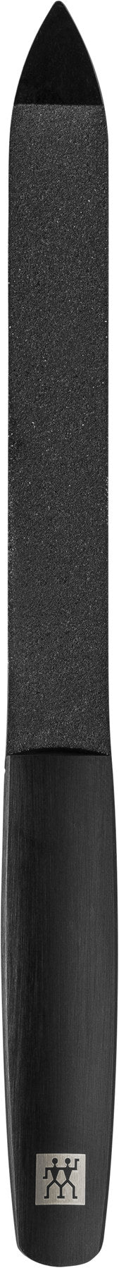 TWINOX M Saphir-Nagelfeile, 130mm, schwarz in Schwarz präsentiert im Onlineshop von KAQTU Design AG. Körperpflege ist von Zwilling Beauty