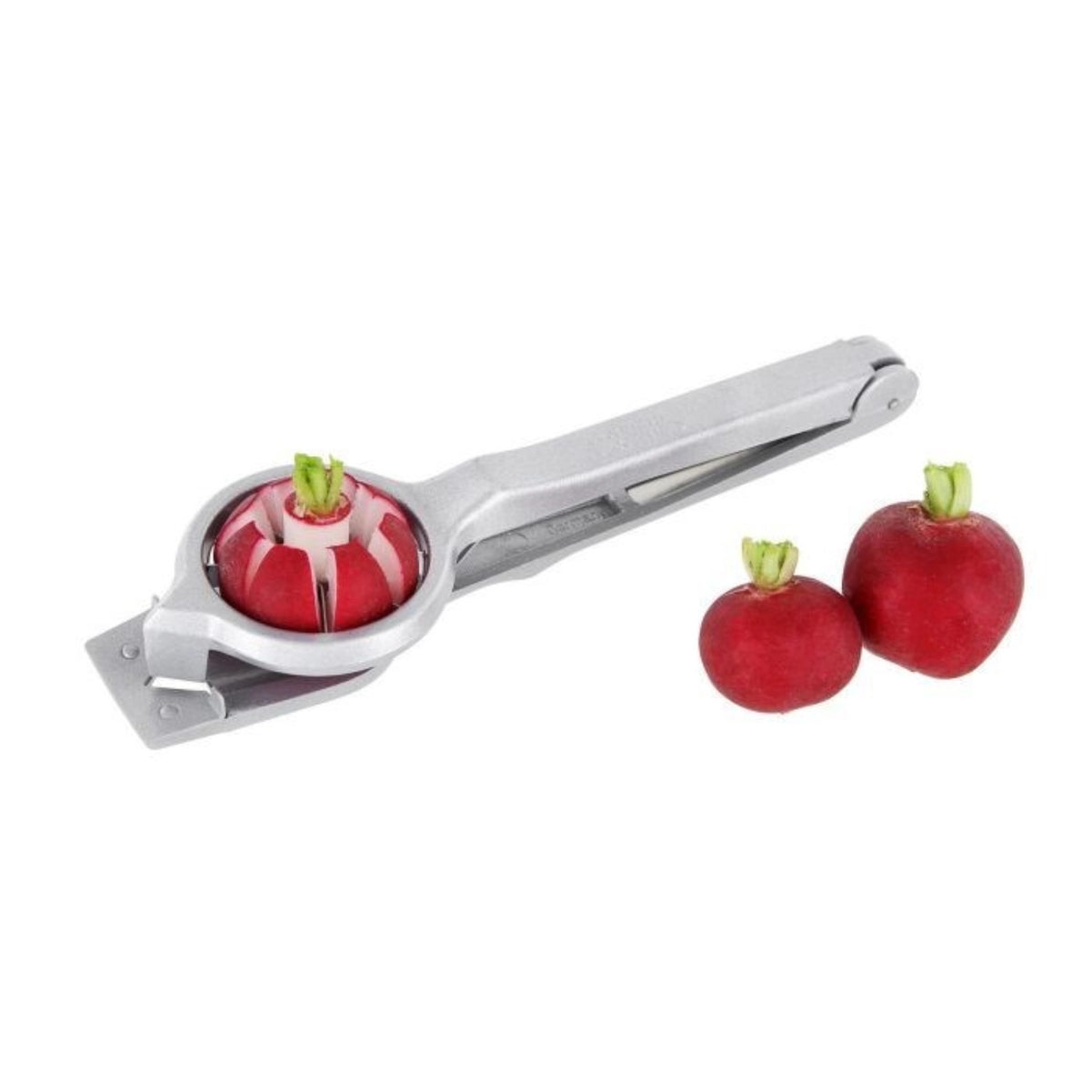 Radieschenverzierer Decoretto, 18x5x3cm in Silber präsentiert im Onlineshop von KAQTU Design AG. Küchenhelfer ist von Westmark