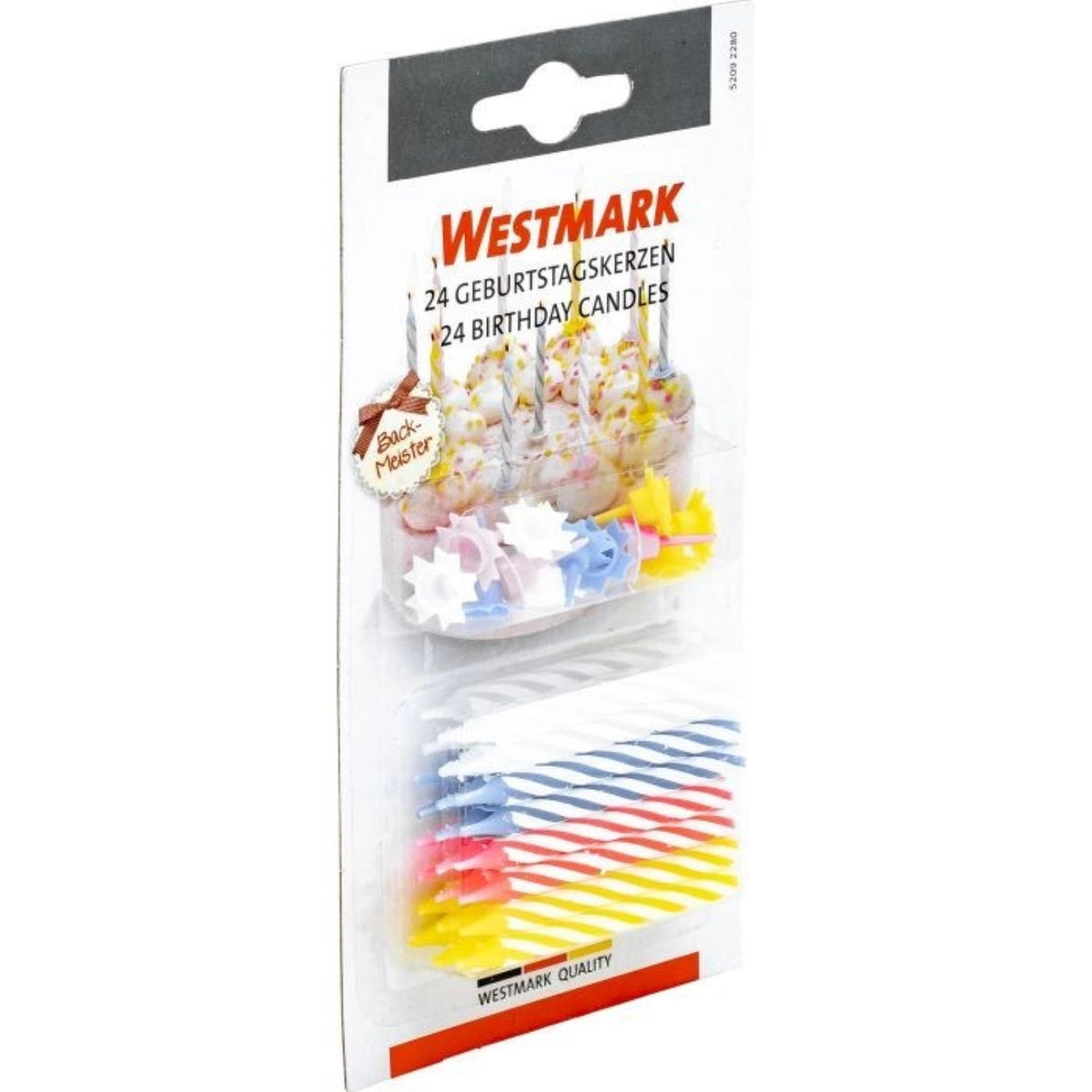 24-tlg. Set Geburtstags- und Partykerzen in Mehrfarbig präsentiert im Onlineshop von KAQTU Design AG. Kerzen ist von Westmark