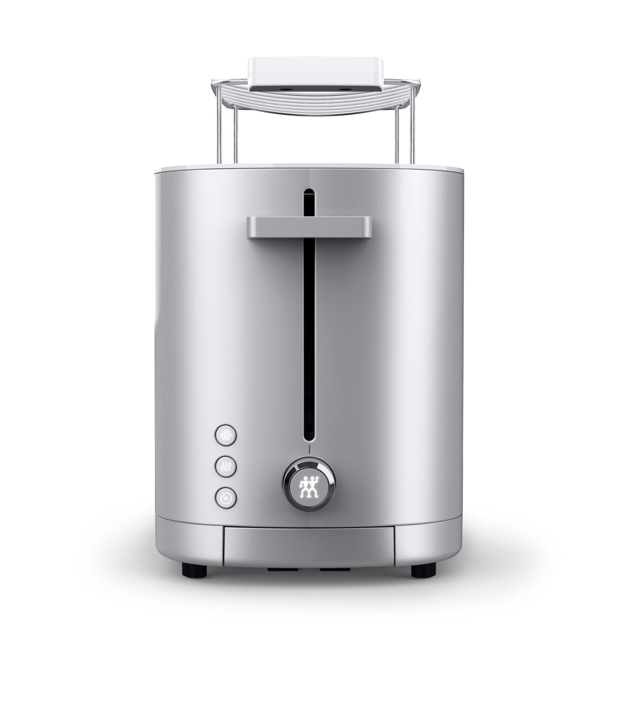 Enfinigy Toaster 2 mit Brötchenaufsatz silber in Silber präsentiert im Onlineshop von KAQTU Design AG. Küchengerät ist von Zwilling Kitchen