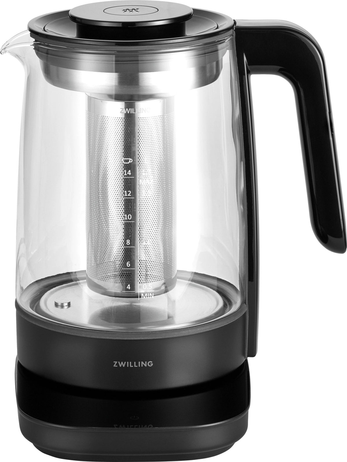 Enfinigy Wasserkocher Glas schwarz 1.7l in Schwarz präsentiert im Onlineshop von KAQTU Design AG. Küchengerät ist von Zwilling Kitchen