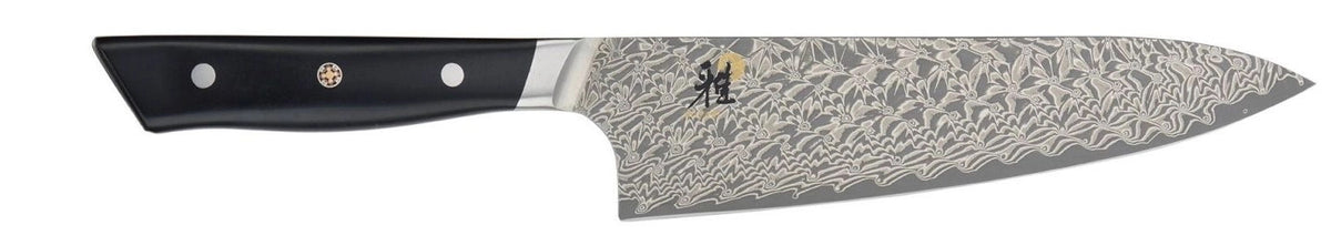 Miyabi Hibana 800DP Chef-Messer, 200 mm in Silber präsentiert im Onlineshop von KAQTU Design AG. Damastmesser ist von Miyabi