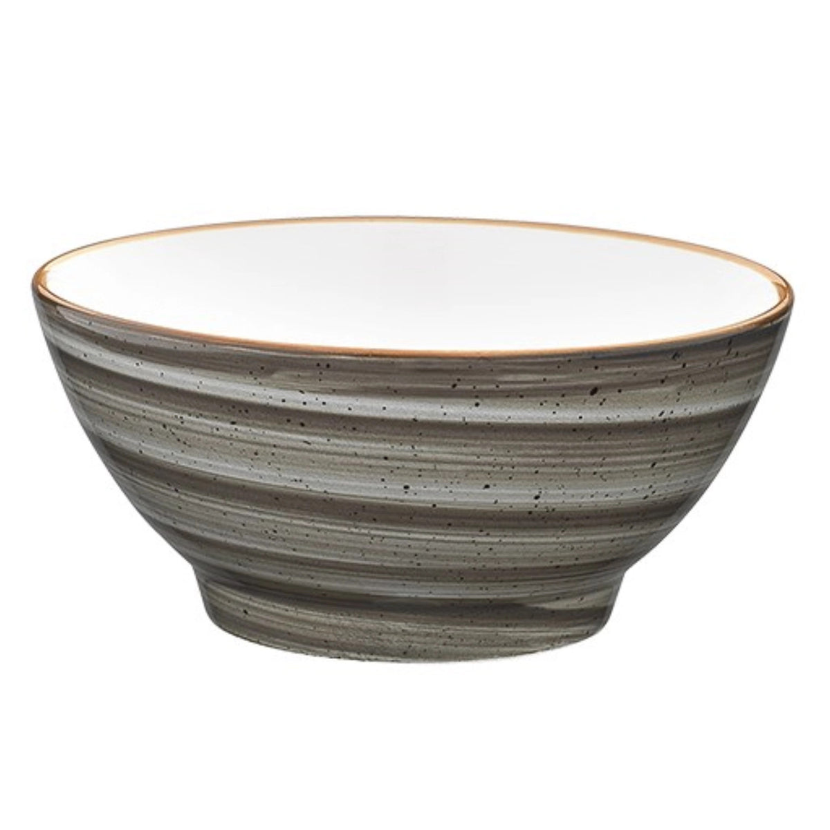 Aura Space Rita Schale mit Fuss 12cm 290ml in Grau präsentiert im Onlineshop von KAQTU Design AG. Schale ist von Bonna