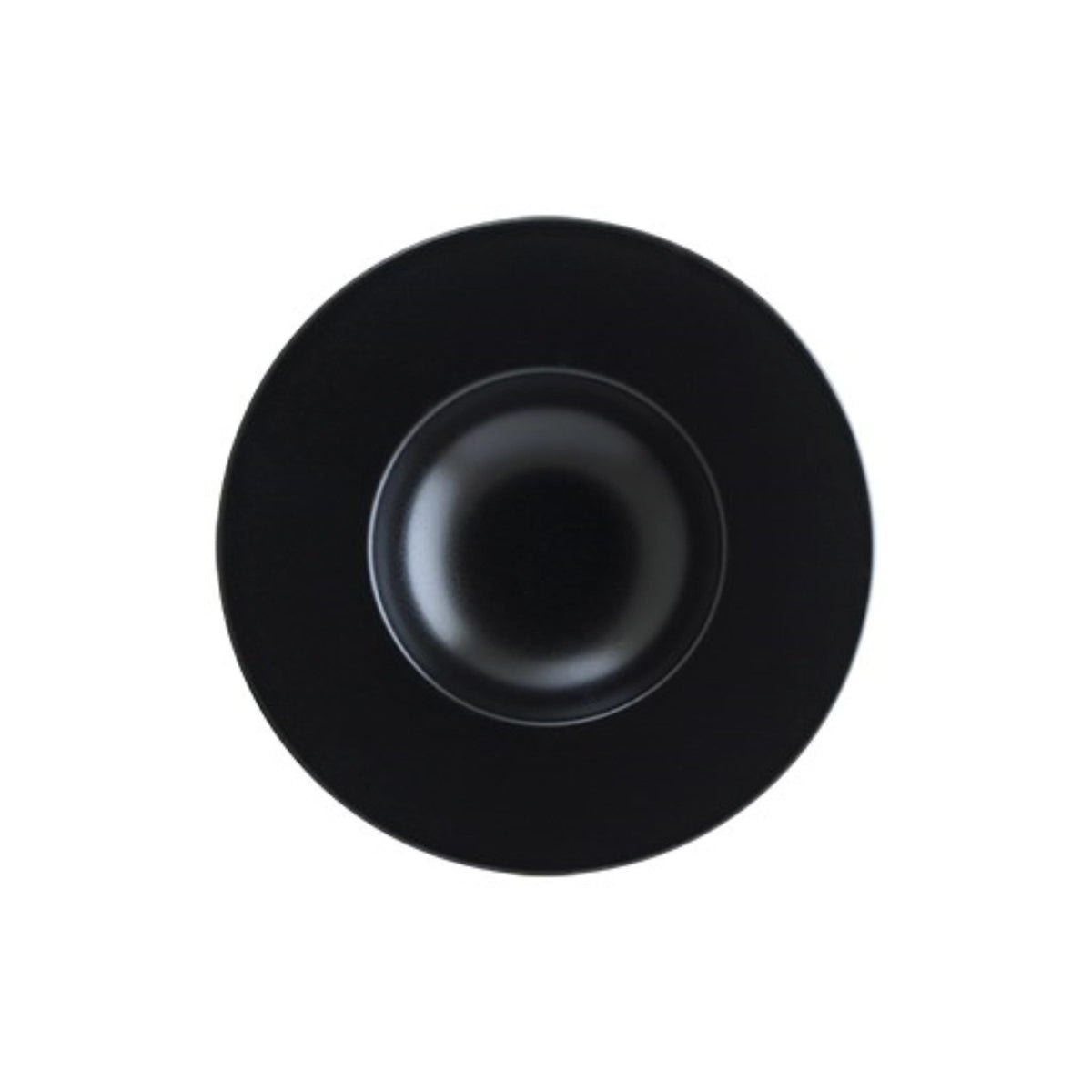 Notte Banquet Teller tief D28cm 400ml in Schwarz präsentiert im Onlineshop von KAQTU Design AG. Teller ist von Bonna