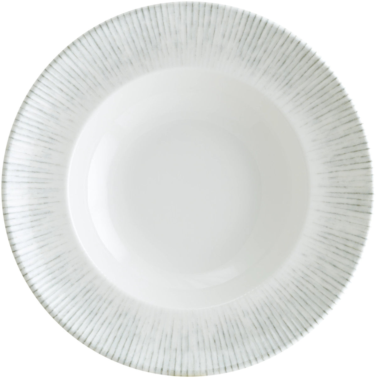 Iris Gourmet Teller tief 24cm 400ml in Weiss präsentiert im Onlineshop von KAQTU Design AG. Teller ist von Bonna
