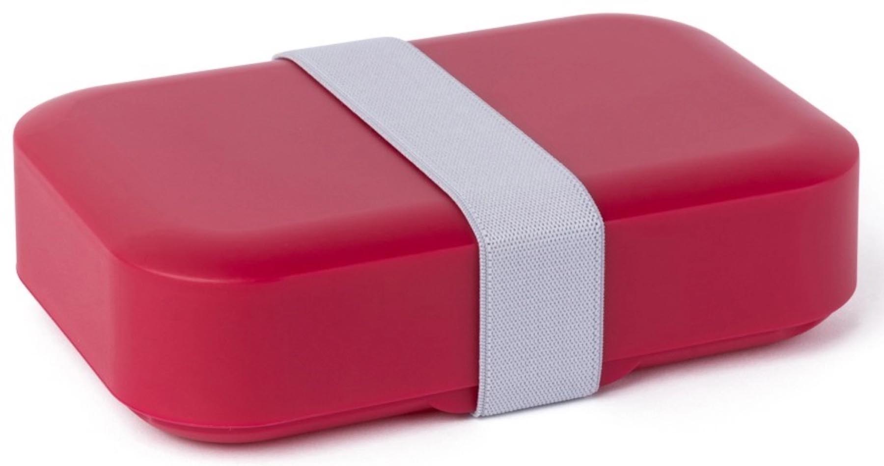 AMUSE BASIC Lunchbox mittel 185x125x50 RUBY in Rot präsentiert im Onlineshop von KAQTU Design AG. Snackbox ist von Amuse