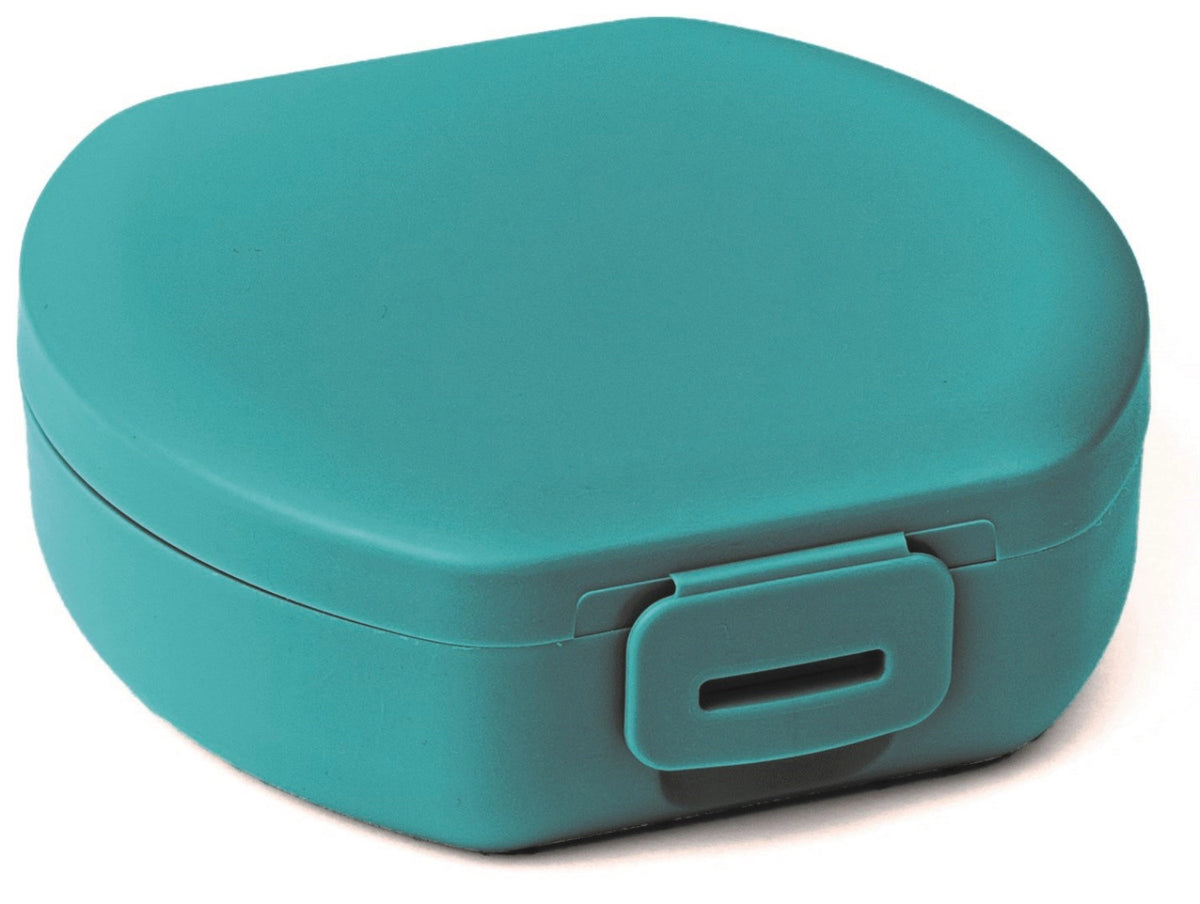 AMUSE BASIC Snackbox rund 112x110x40 DEEP SEA GREEN in Grün präsentiert im Onlineshop von KAQTU Design AG. Snackbox ist von Amuse