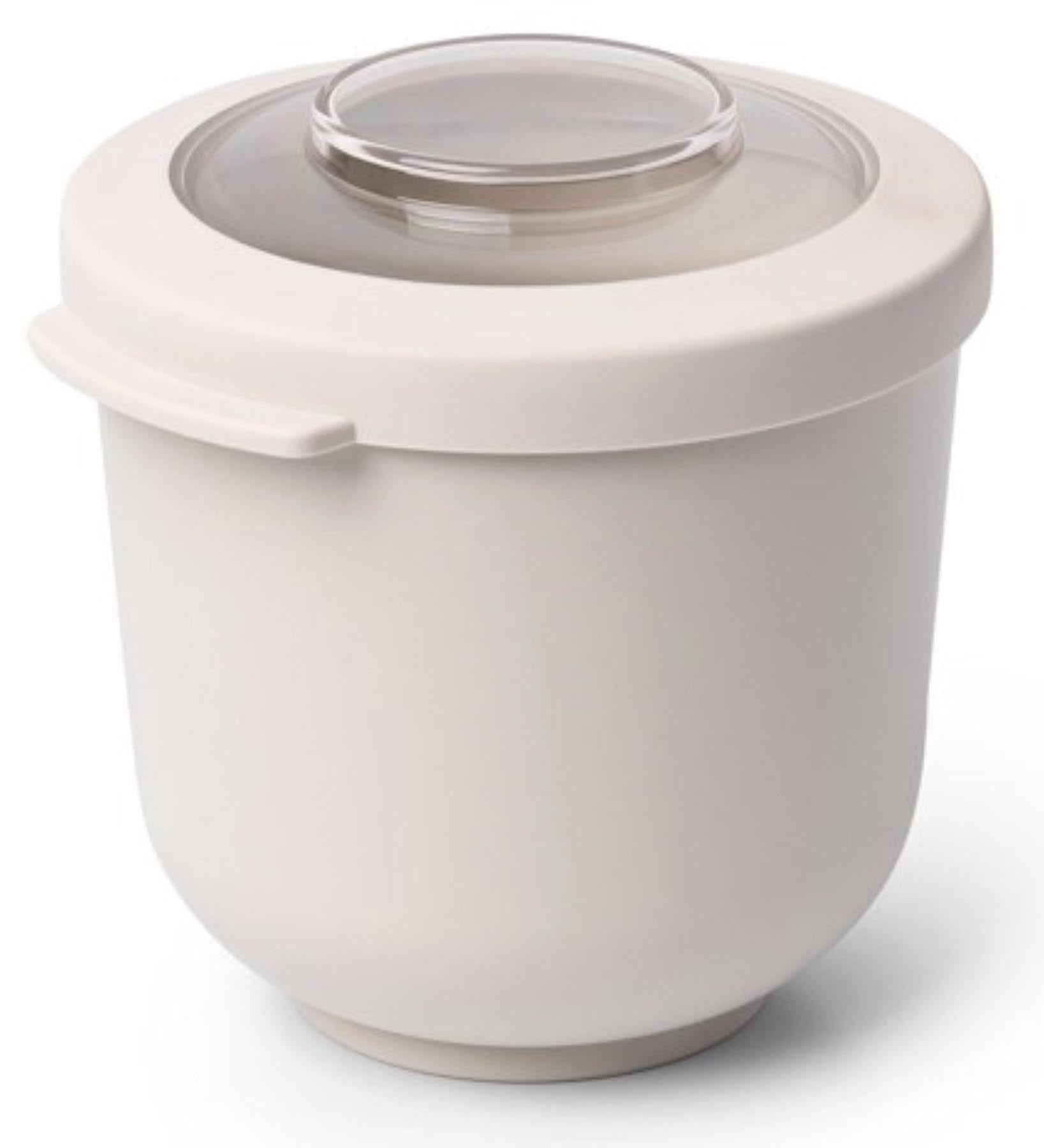 Amuse Life Lunch Schüssel 500ml Ø104X86mm Beige in Beige präsentiert im Onlineshop von KAQTU Design AG. Snackbox ist von Amuse