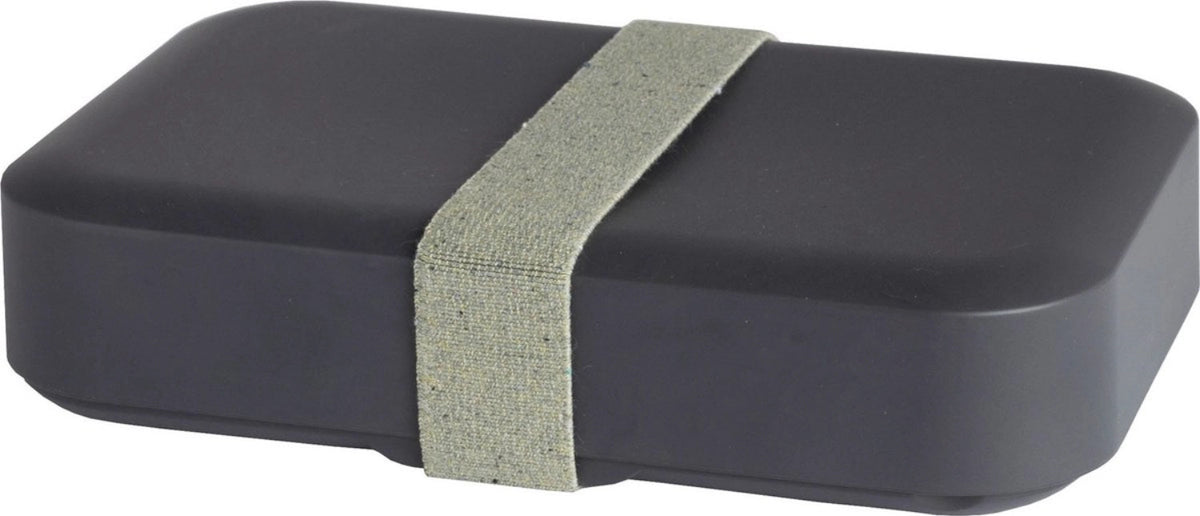 Amuse Plus Zero Waste Lunchbox 210X140X50mm Grau in Grau präsentiert im Onlineshop von KAQTU Design AG. Snackbox ist von Amuse