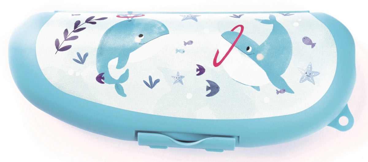 Sealife Bananen Box Wal  223x90x50  Hellblau in Blau präsentiert im Onlineshop von KAQTU Design AG. Snackbox ist von Amuse