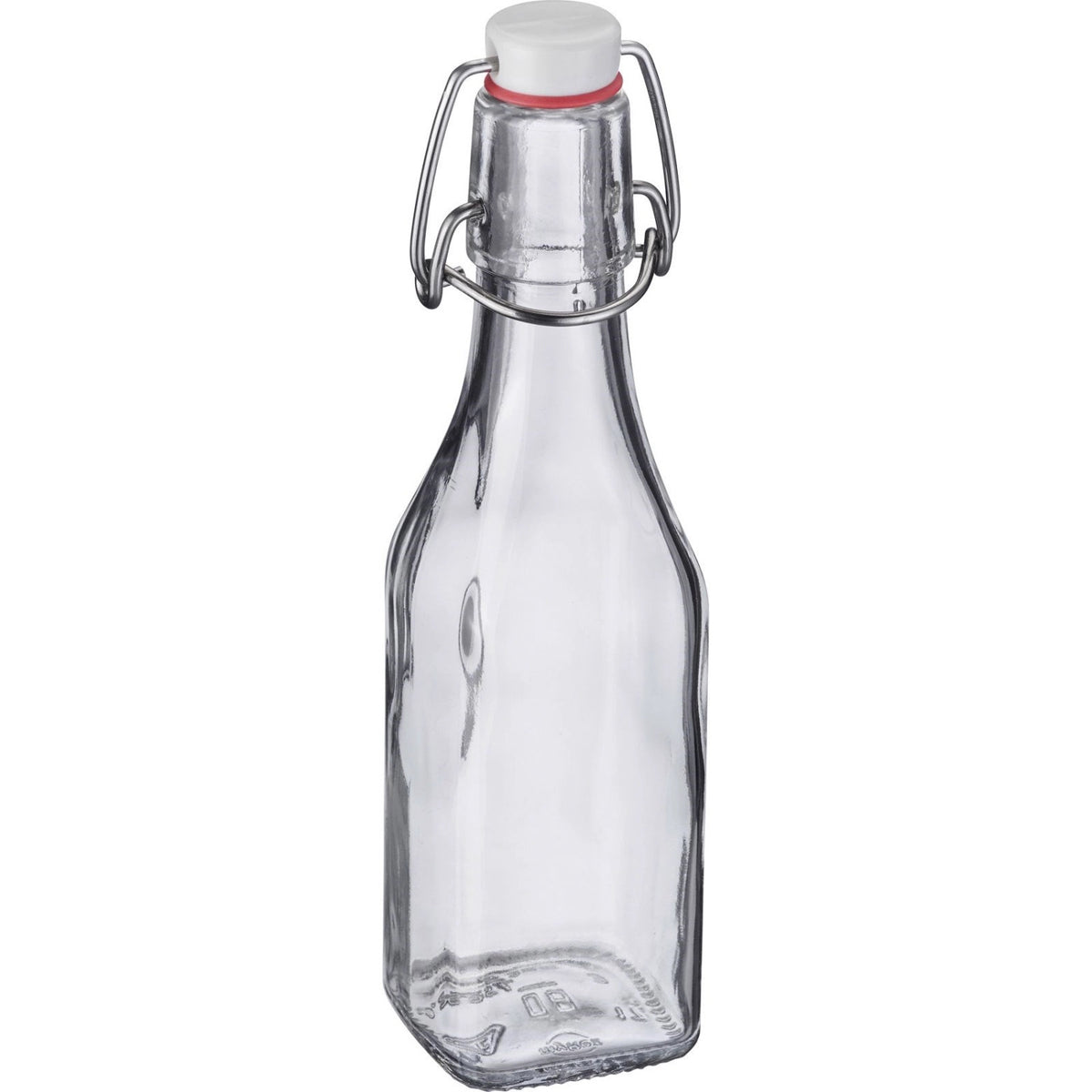 Bügelverschlussflasche 250ml, m. Anhänger in Transparent präsentiert im Onlineshop von KAQTU Design AG. Flasche ist von Westmark