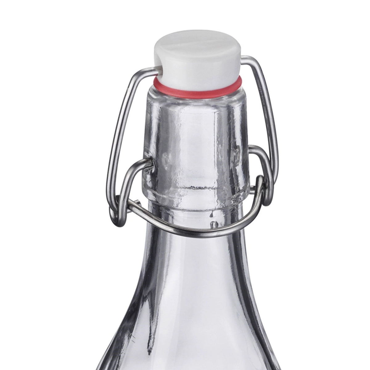 Bügelverschlussflasche 250ml, m. Anhänger in Transparent präsentiert im Onlineshop von KAQTU Design AG. Flasche ist von Westmark
