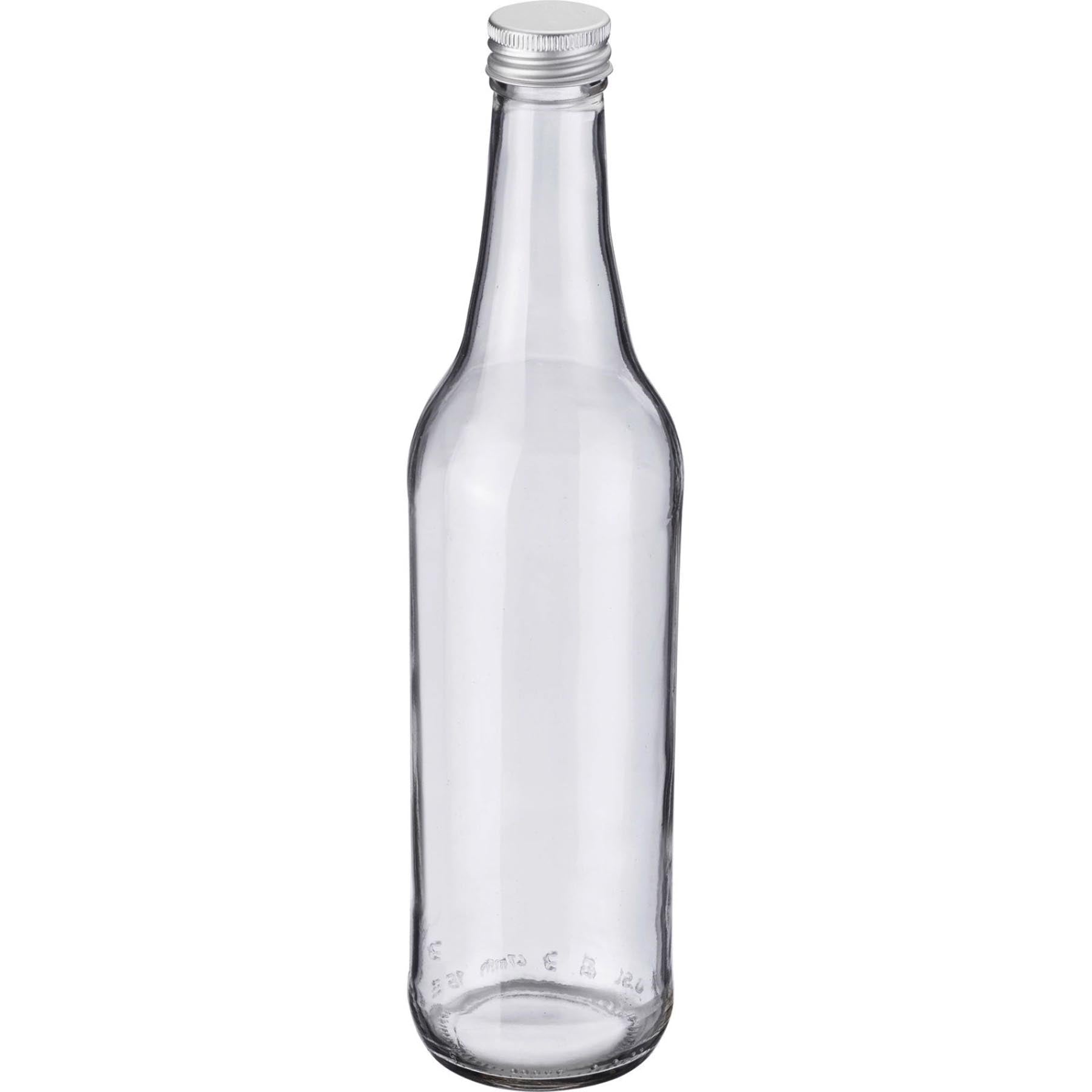 Gradhalsflasche 500ml, m. 28 mm Schraubdeckel in Transparent präsentiert im Onlineshop von KAQTU Design AG. Aufbewahrungsbehälter ist von Westmark