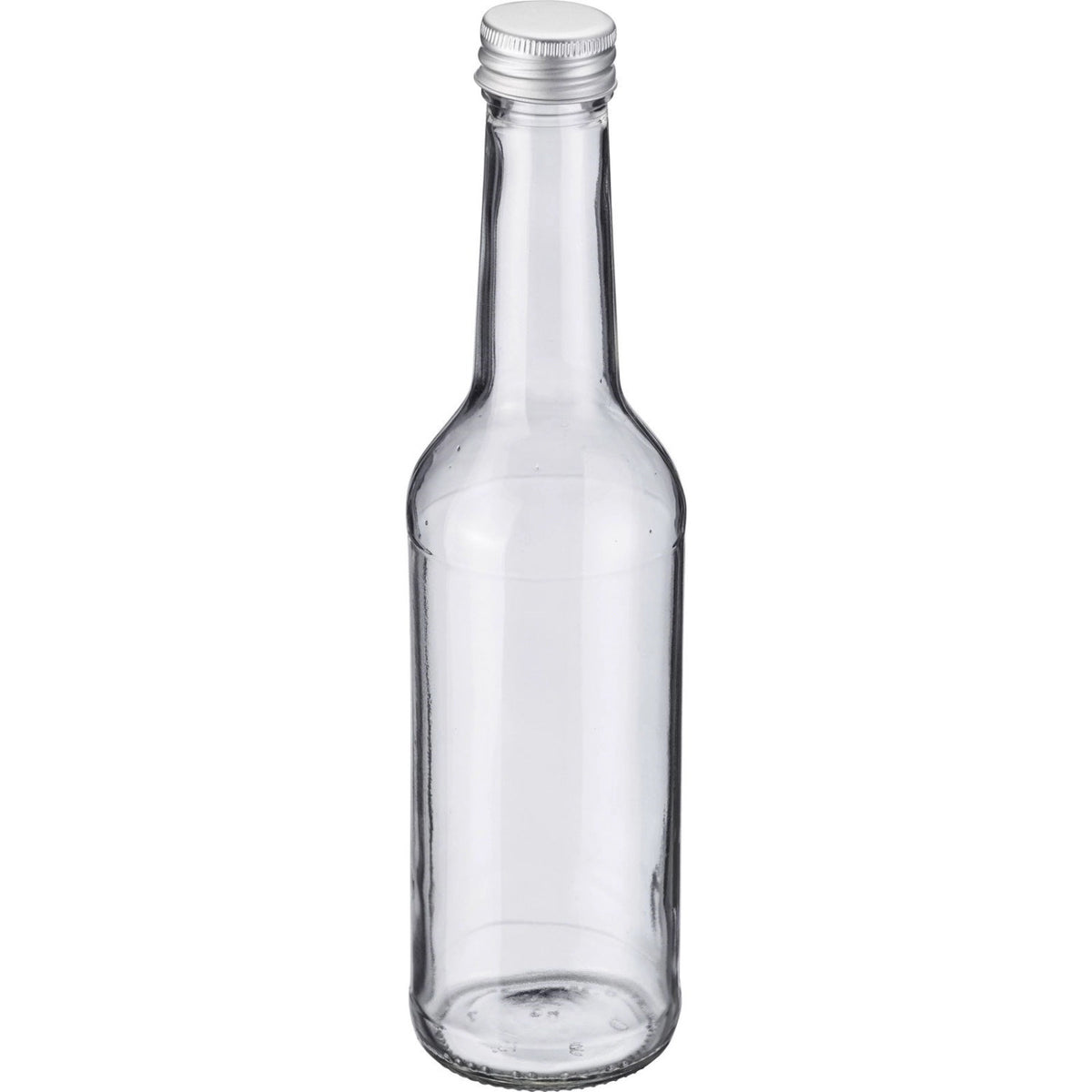 Gradhalsflasche 350ml, m. 28 mm Schraubdeckel in Transparent präsentiert im Onlineshop von KAQTU Design AG. Aufbewahrungsbehälter ist von Westmark