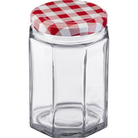 Set 6 bicchieri 270 ml 6 angoli, con. Coperchio, 63 mm