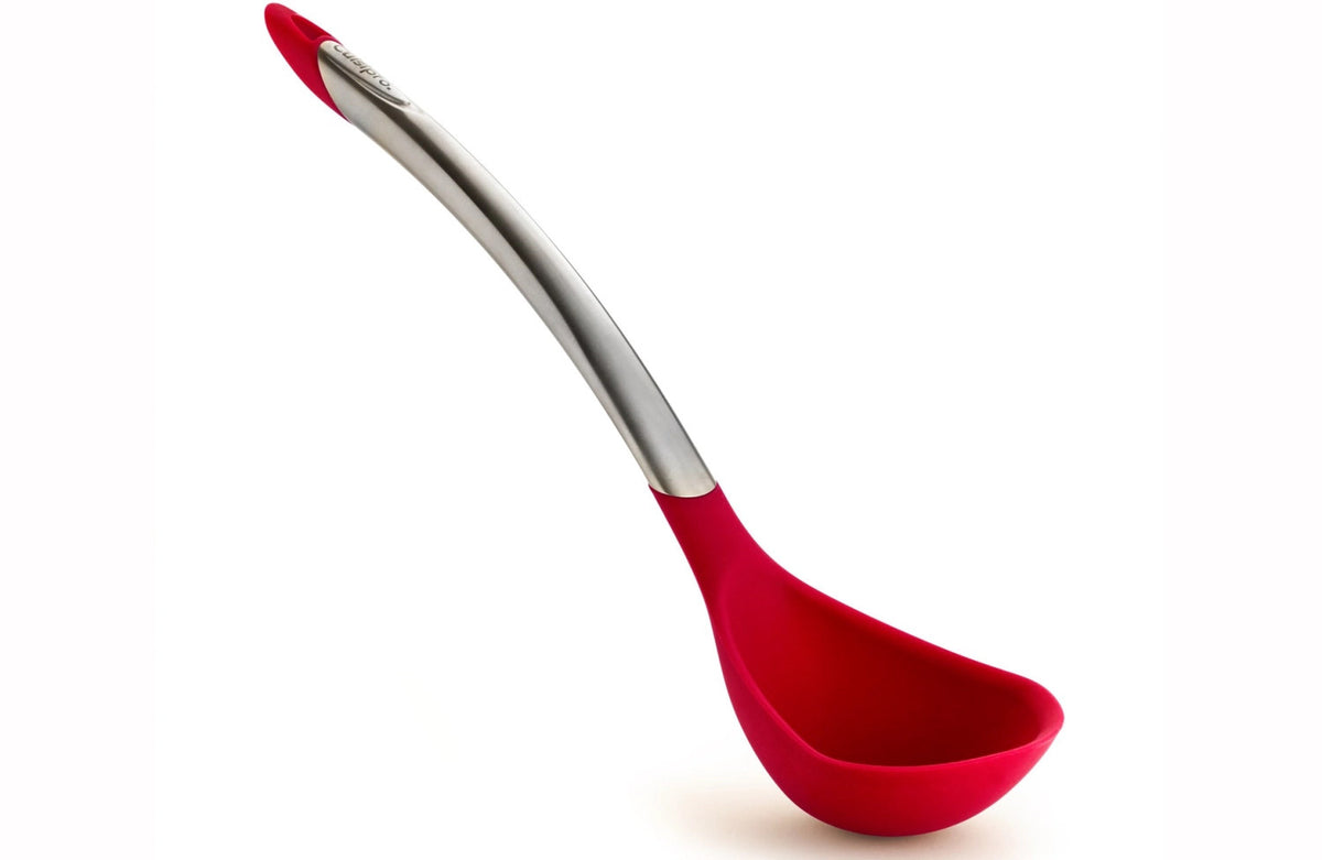 Schöpfer 31cm Edelstahl/Kunststoff Rot in Rot präsentiert im Onlineshop von KAQTU Design AG. Kochbesteck ist von Cuisipro