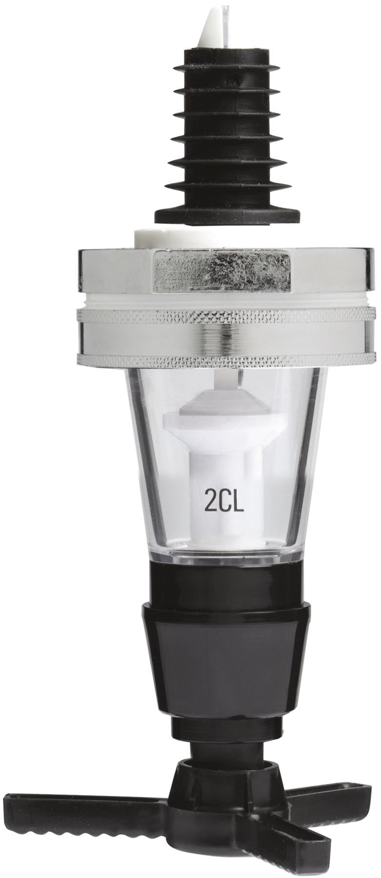 Spirituosen-Dosiergerät einzeln Metall auf Karte 2cl in Grau präsentiert im Onlineshop von KAQTU Design AG. Küchenhelfer ist von Westmark