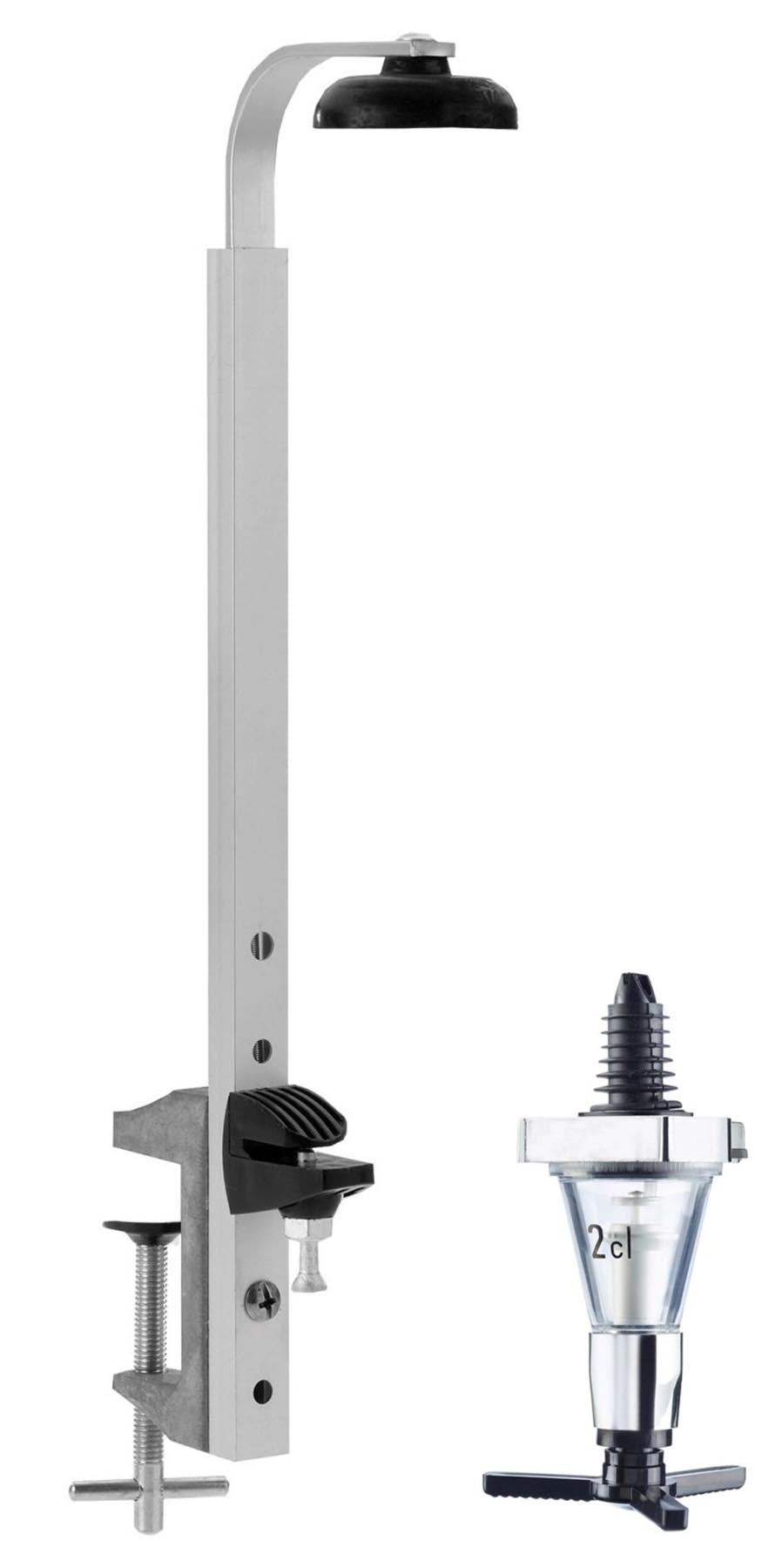 Dosiergerät Metall inkl. Halterung 2cl, Polybeutel in Grau präsentiert im Onlineshop von KAQTU Design AG. Küchenhelfer ist von Westmark
