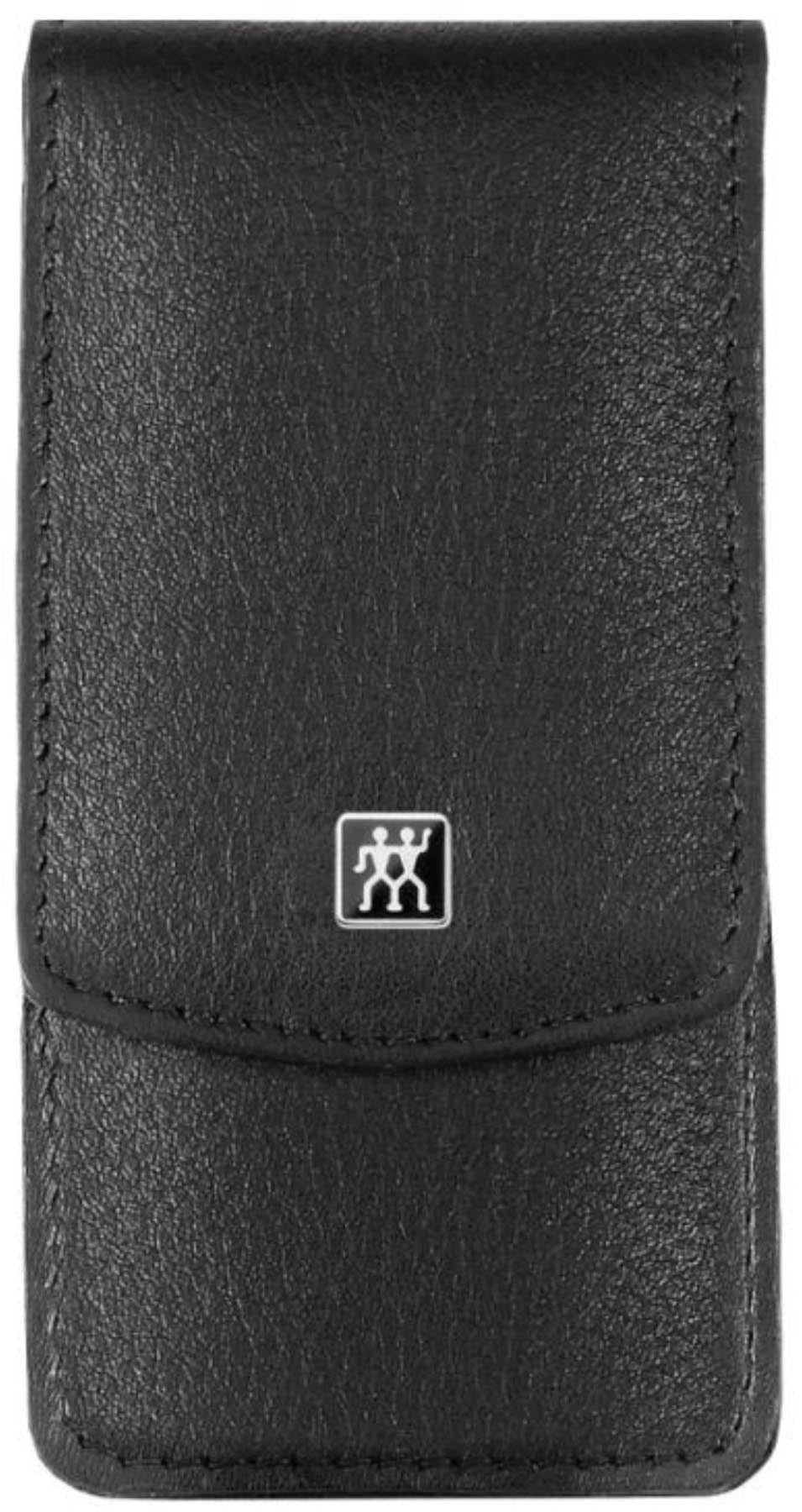 3tlg. Taschen-Etui, Rindleder, schwarz in Mehrfarbig präsentiert im Onlineshop von KAQTU Design AG. Pflege ist von Zwilling Beauty
