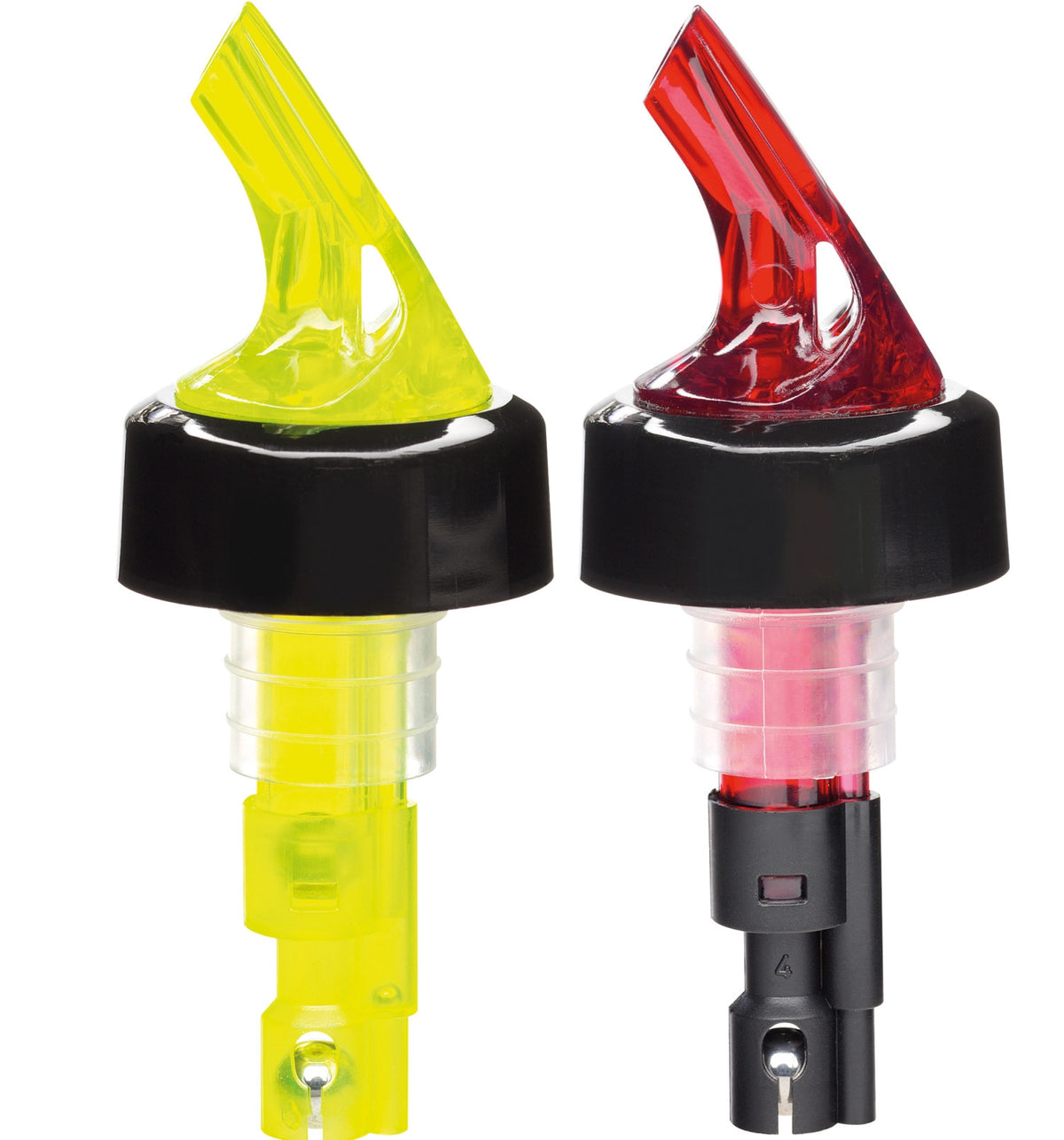 2 Stk. Posi Pour Dosierausgiesser gelb, rot 2cl in Mehrfarbig präsentiert im Onlineshop von KAQTU Design AG. Barzubehör ist von Westmark