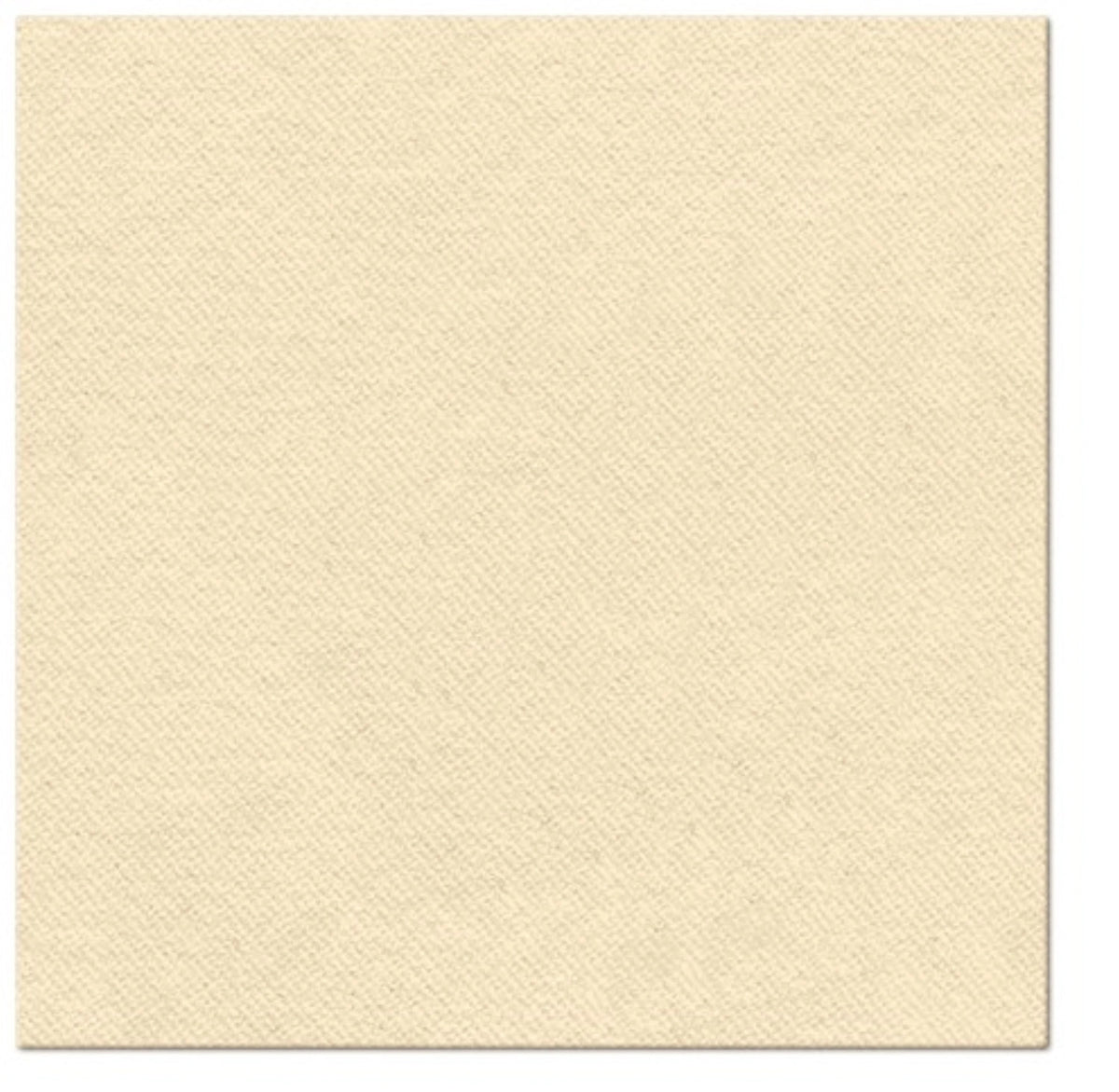 Servietten Dinner 50x Unifarbe cream, 40x40cm in Beige präsentiert im Onlineshop von KAQTU Design AG. Servietten ist von PAW