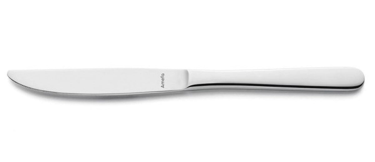 Lido Menümesser  Mono rfr. = Steakmesser, hochglänzend in Silber präsentiert im Onlineshop von KAQTU Design AG. Geschirr ist von Amefa