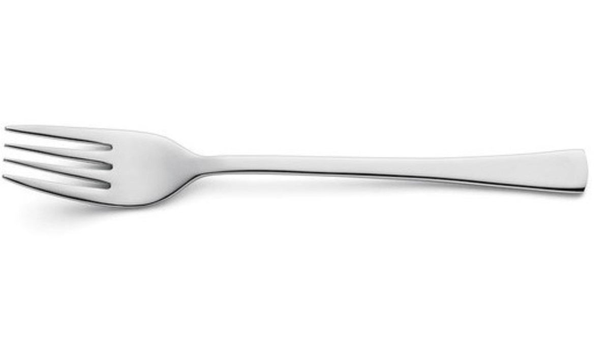 Atlantic Dessertgabel 18/10, hochglänzend in Silber präsentiert im Onlineshop von KAQTU Design AG. Besteck ist von Amefa