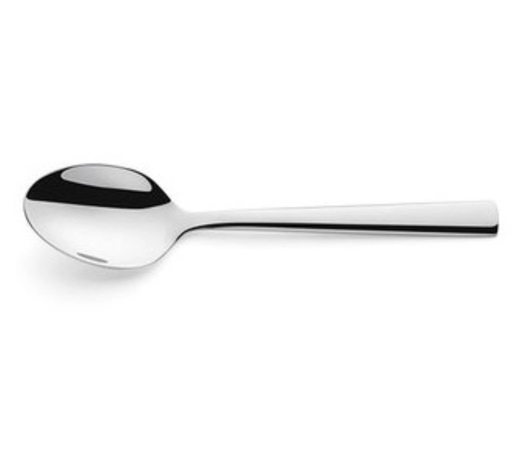 Moderno Moccalöffel 18/10, poliert in Silber präsentiert im Onlineshop von KAQTU Design AG. Besteck ist von Amefa