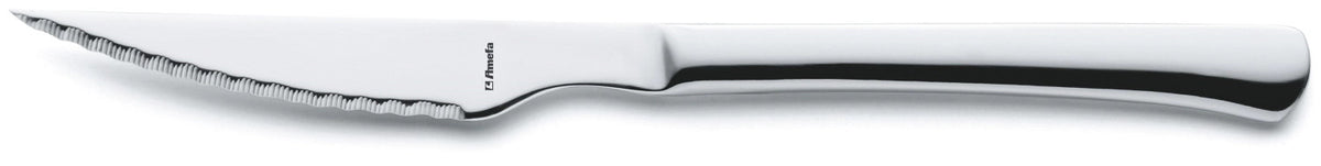 Chuletero Steak-/Pizzamesser 18/10, hochglänzend in Silber präsentiert im Onlineshop von KAQTU Design AG. Pizza ist von Amefa