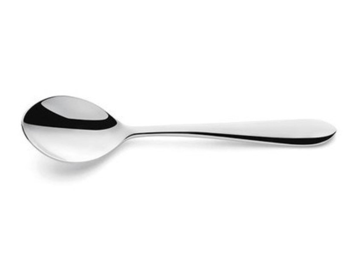 Chopin Kaffeelöffel 18/10, hochglänzend in Silber präsentiert im Onlineshop von KAQTU Design AG. Besteck ist von Amefa