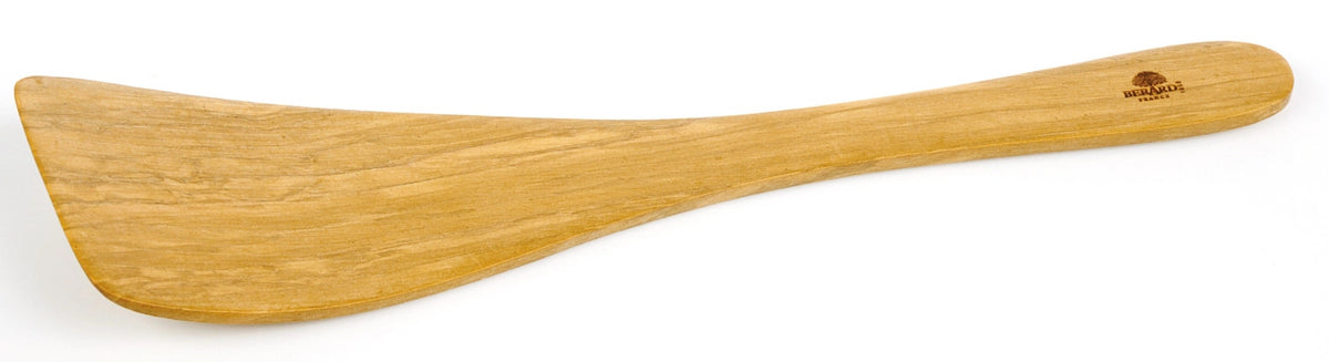 Spachtel gebogen Olivenholz Struktur 30 cm in Braun präsentiert im Onlineshop von KAQTU Design AG. Küchenhelfer ist von Bérard
