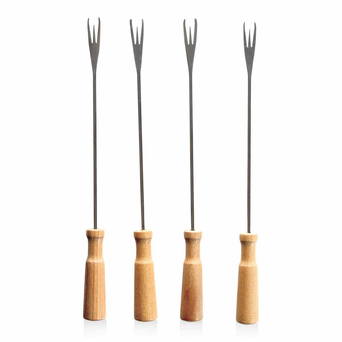 Fonduegabeln Oslo braun Edelstahl Holz 285x82x23mm in Braun präsentiert im Onlineshop von KAQTU Design AG. Geschirr ist von Boska