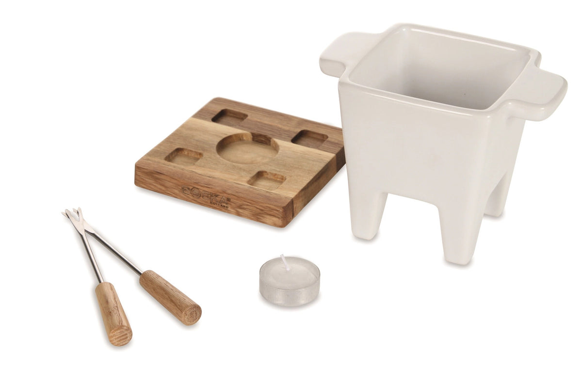 Tapas Fondue Bianco 200ml in Weiss präsentiert im Onlineshop von KAQTU Design AG. Fondue/Raclette ist von Boska