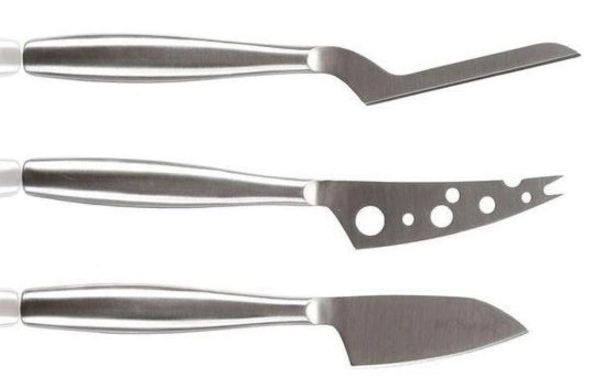 Käsemesser-Set Copenhagen in Silber präsentiert im Onlineshop von KAQTU Design AG. Käsezubehör ist von Boska